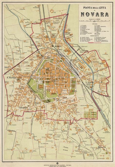 tettona novara|Mappa di Novara: Vie, Strade e Piazze